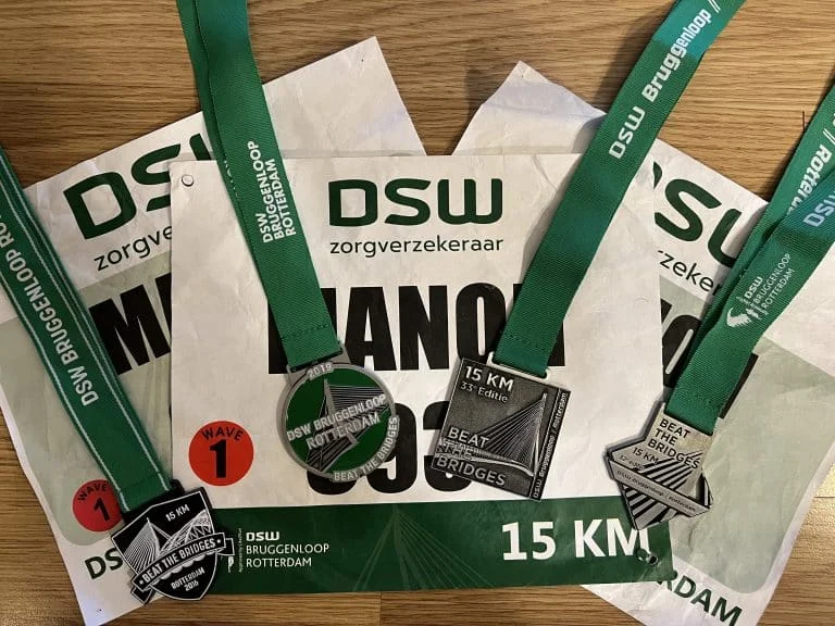Medals DSW Bruggenloop