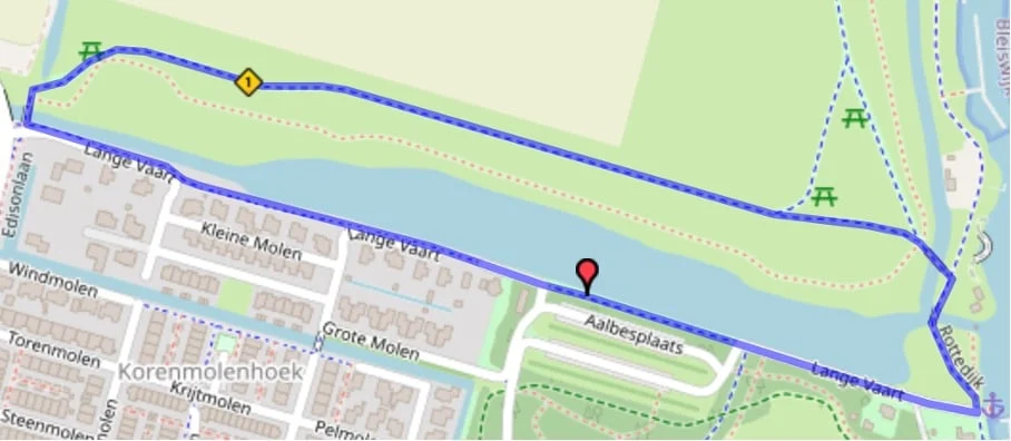 Route kidsrun Rottemerenloop